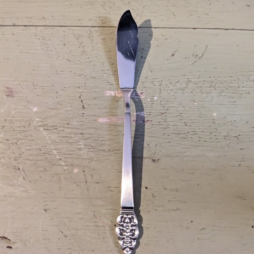 Oneidacraft Nordic Crown Deluxe Stainless Flateware 1 pc Master Butter Knife